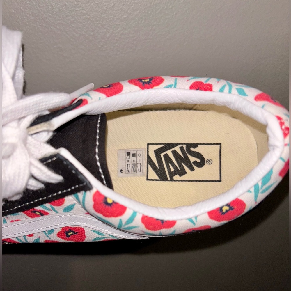 Vans Poppy Old Skool Sneakers Size 11 - Picture 5 of 10